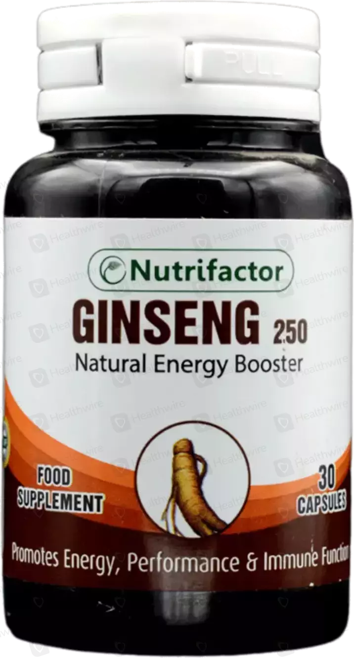 Ginseng capsules are herbal dietary supplements commonly used to boost physical energy, support immunity, and improve mental focus